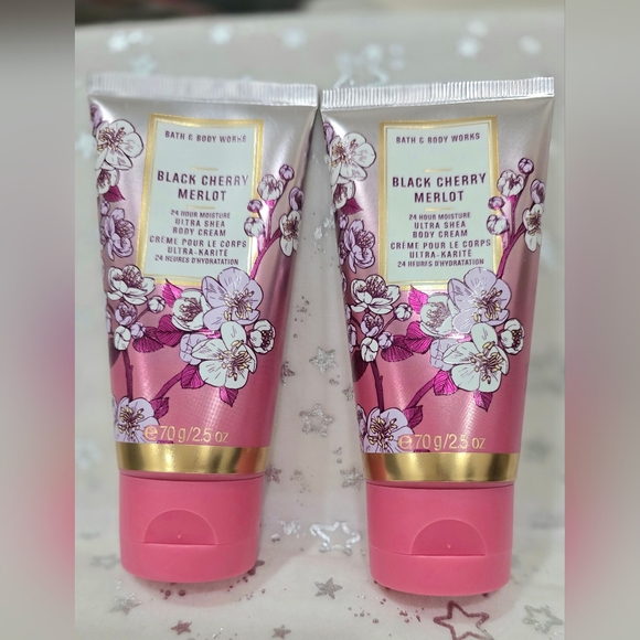 ❤️BATH & BODY WORKS ❤️MINI TRAVELSIZE BODY CARE SET❤️BLACK CHERRY MERLOT❤️ - Picture 2 of 2